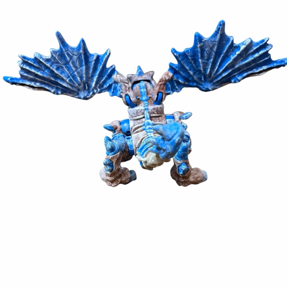 Vintage Mega Bloks Fire & Ice Blue Frost Dragon 9875 - Picture 7 of 9